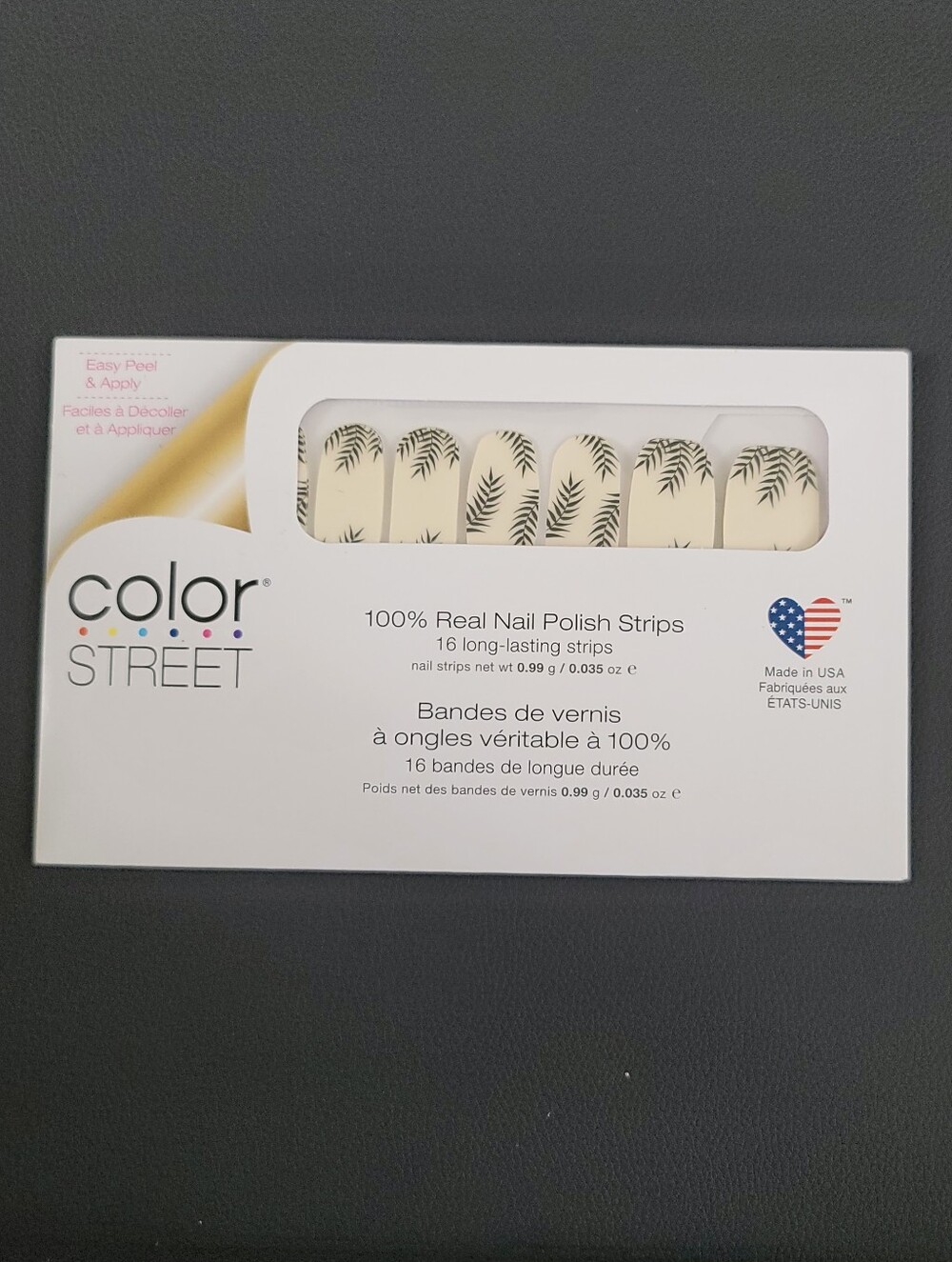 50% Off 3+ Retired COLOR STREET Palm Before the Storm Nail Polish Strips